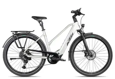 KTM Macina Magic Pro Trapez 2026 | dew silver matt/black orange | 51 cm | E-Trekkingräder