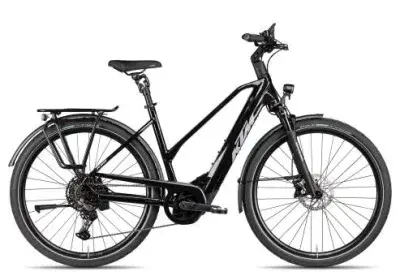 KTM Macina Magic Pro Trapez 2026 | flaming black/grey white | 46 cm | E-Trekkingräder