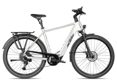 KTM Macina Magic Pro 2026 | dew silver matt/black orange | 46 cm | E-Trekkingräder