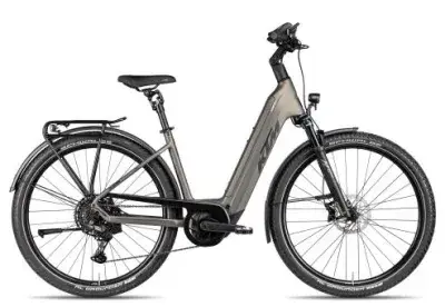 KTM Macina Gran PRO Wave 2026 | olive pearl matt/black lemon | 46 cm | E-Trekkingräder
