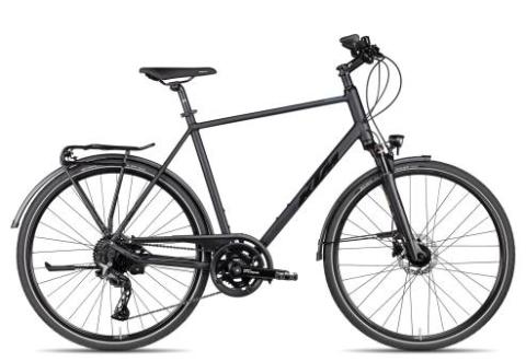 KTM Valencia Street 2025 | metallic black matt/black blue | 56 cm | Trekkingräder