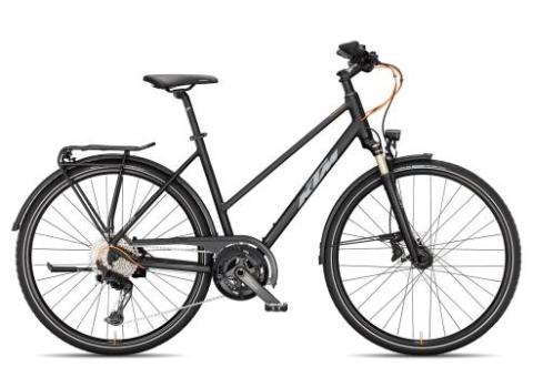 KTM LIFE 1964 Trapez 2025 | black matt/grey orange | 46 cm | Trekkingräder
