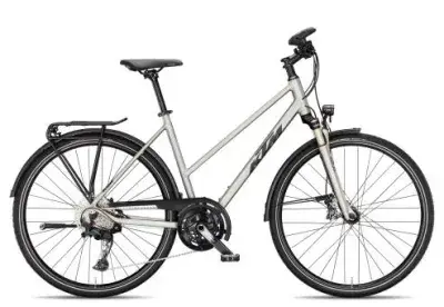 KTM LIFE STYLE Trapez 2025 | core grey matt/black orange | 46 cm | Trekkingräder