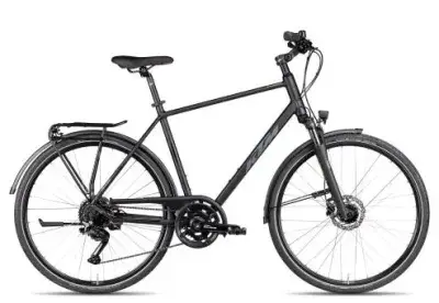 KTM Saragossa 2025 | black matt/grey orange | 56 cm | Trekkingräder
