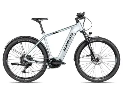 Axess Force PRO Allroad | misty silver matt/black/sky | 19 Zoll | E-Hardtail-Mountainbikes
