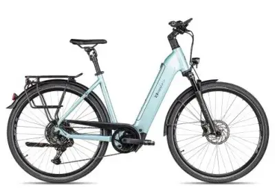 2R Manufaktur ELX 11 Wave | lichtgrün matt/silber/titan | 51 cm | E-Trekkingräder