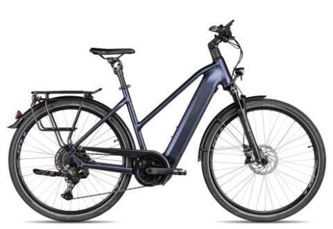 2R Manufaktur ELX 11 Trapez | blauschwarz matt/silber/titan | 51 cm | E-Trekkingräder
