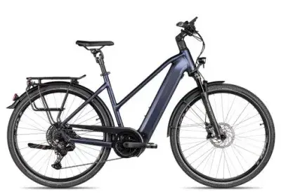 2R Manufaktur ELX 11 Trapez | blauschwarz matt/silber/titan | 46 cm | E-Trekkingräder