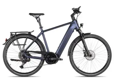 2R Manufaktur ELX 11 | blauschwarz matt/silber/titan | 56 cm | E-Trekkingräder