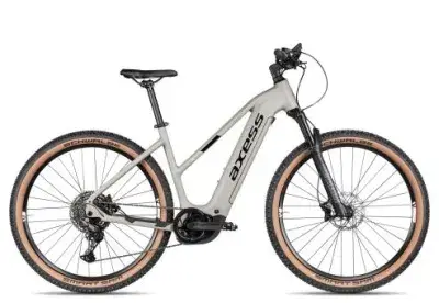 Axess Element WS | moss grey matt/black/pearl white | 21 Zoll | E-Hardtail-Mountainbikes