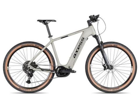 Axess Element | moss grey matt/black/pearl white | 23 Zoll | E-Hardtail-Mountainbikes