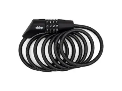 Chirp CL-180 Kabelschloss CODE | schwarz/grau | 180 cm | Ausruestung