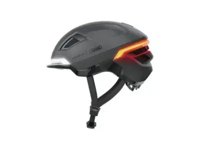 Abus Hyp-E Helm | schwarz/grau | 51-55 cm | Fahrradbekleidung