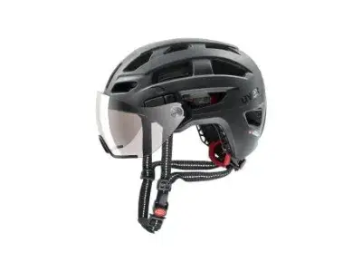 Uvex Finale Visor Helm | schwarz/grau | 52-57 cm | Fahrradbekleidung