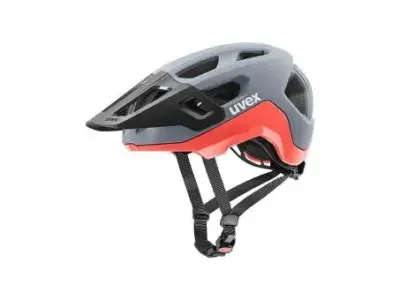 Uvex React Helm | rot/orange | 52-56 cm | Fahrradbekleidung