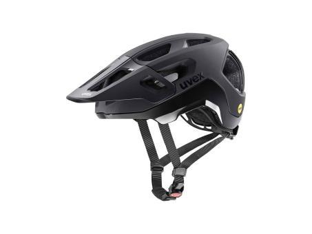 Uvex React Mips Helm | schwarz/grau | 52-56 cm | Fahrradbekleidung
