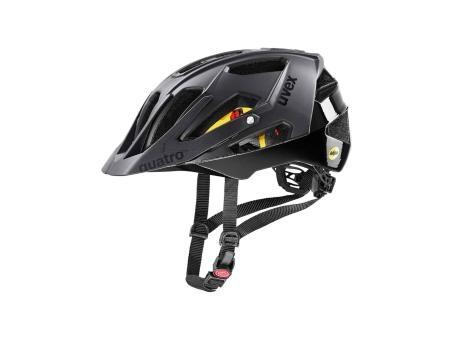 Uvex Quatro CC MIPS Helm | schwarz/grau | 56-61 cm | Fahrradbekleidung