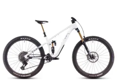 Cube Stereo ONE77 C:68X SLT 2025 | metallicwhite´n´grey | XL | Full-Suspension Mountainbikes