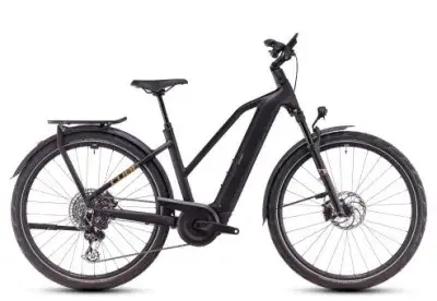 Cube Kathmandu Hybrid SLT 800 Trapez 2025 | golddust´n´black | 50 cm | E-Trekkingräder