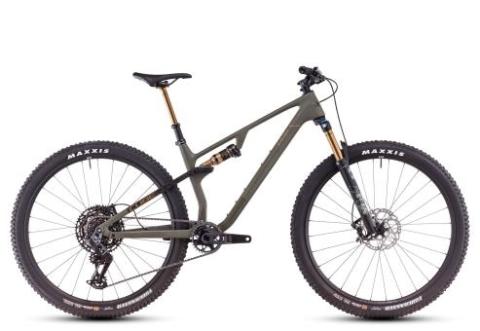 Cube AMS ONE11 C:68X TM 2026 | dustyolive´n´gold | S | Full-Suspension Mountainbikes