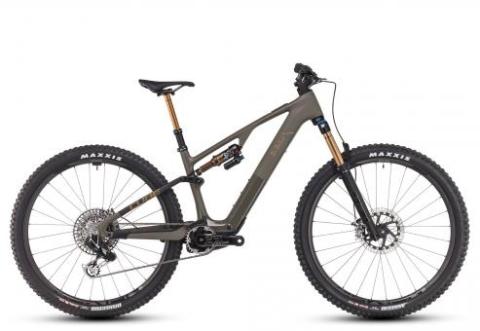 Cube AMS Hybrid ONE44 C:68X SUPER TM 400X 2025 | dustyolive´n´gold | M | E-Bike Fully