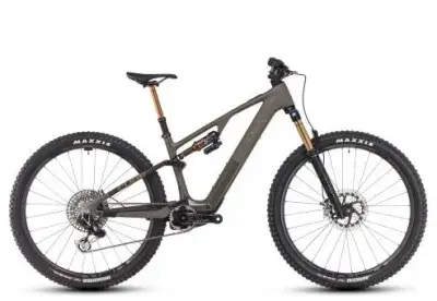 Cube AMS Hybrid ONE44 C:68X SUPER TM 400X 2025 | dustyolive´n´gold | M | E-Bike Fully