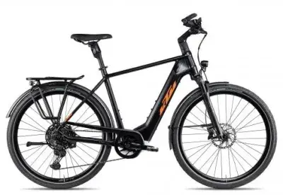 KTM Macina Style LTD Pro | black matt/orange grey | 46 cm | E-Trekkingräder