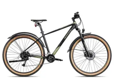 Axess KEEDO EQP | satinblack olive | 17 Zoll | Hardtail-Mountainbikes