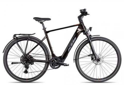 KTM Macina Sport SX 20 2025 | flaming black/grey orange | 60 cm | E-Trekkingräder