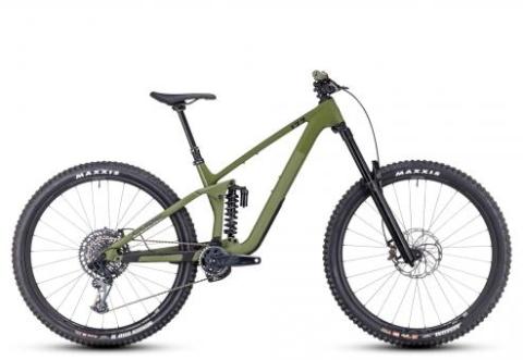 Cube Stereo ONE77 C:68X TM | olive´n´chrome | XL | Full-Suspension Mountainbikes