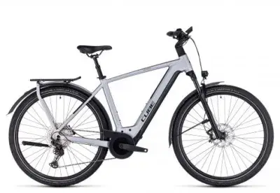 Cube Kathmandu Hybrid SLX 750 | polarsilver´n´black | 50 cm | E-Trekkingräder