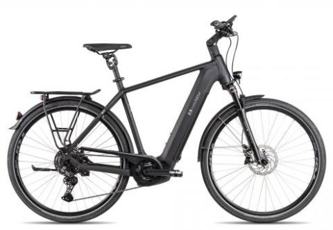 2R Manufaktur ELX 11 | black matt/brushed silver | 56 cm | E-Trekkingräder