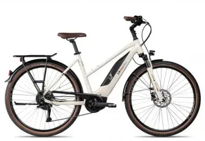 2R Manufaktur ELO 9 Trapez | creme/black/rustyred | 56 cm | E-Trekkingräder