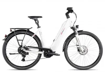 2R Manufaktur ELC 9 Wave | white/red/black | 46 cm | E-Trekkingräder