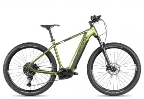 Axess Element | metallic olive/dark grey | 21 Zoll | E-Hardtail-Mountainbikes