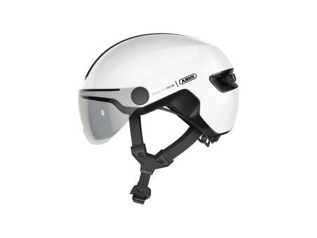 Abus Hud-Y ACE Helm | weiß | 57-61 cm | Fahrradbekleidung