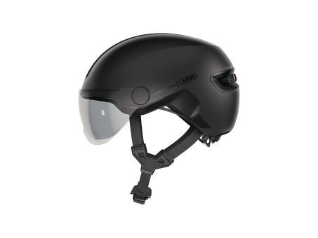 Abus Hud-Y ACE Helm | schwarz/grau | 51-55 cm | Fahrradbekleidung