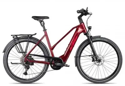 KTM Macina Style Pro Trapez 2025 | darkred/berry grey | 51 cm | E-Trekkingräder