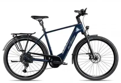 KTM Macina Style Pro 2025 | eveblue/grey black | 46 cm | E-Trekkingräder