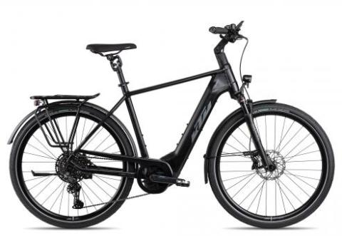 KTM Macina Style Pro 2025 | black matt/grey lime green | 46 cm | E-Trekkingräder