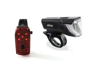 Chirp LS70 Lichtset mit Bremslicht 70 Lux | Fahrrad-Leuchtensets