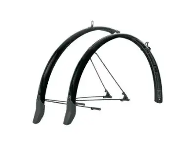 SKS Cable Bluemels 28 Zoll Radschützer Set | schwarz/grau | 45 mm | Fahrradteile