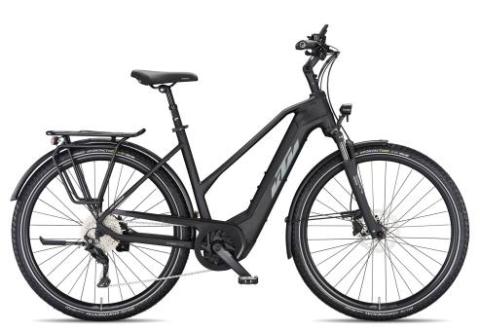 KTM Macina Tour CX 610 Trapez 2025 | black matt/grey yellow | 46 cm | E-Trekkingräder