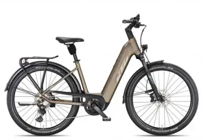 KTM Macina Gran 710 Wave 2025 | oak matt/champagne orange | 46 cm | E-Trekkingräder