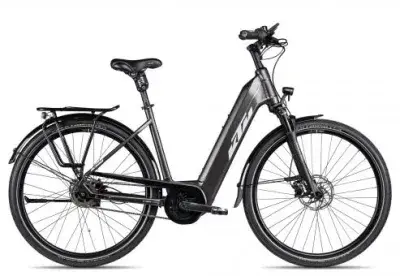 KTM Macina City 610 XL Wave 2025 | machine grey matt/silver orange | 43 cm | E-Cityräder