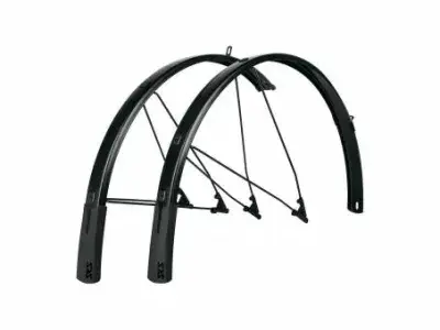 SKS Style Bluemels 28 Zoll Radschützer Set | schwarz/grau | 46 mm | Fahrradteile