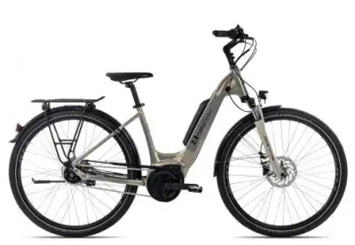 2R Manufaktur ELX 5 Wave | golden grey/red/black | 51 cm | E-Cityräder