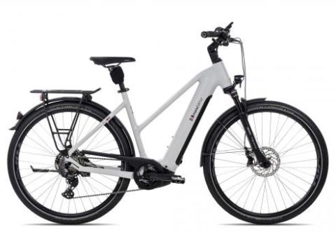 2R Manufaktur ELX 11 Trapez | grey matt/purpur/black | 46 cm | E-Trekkingräder