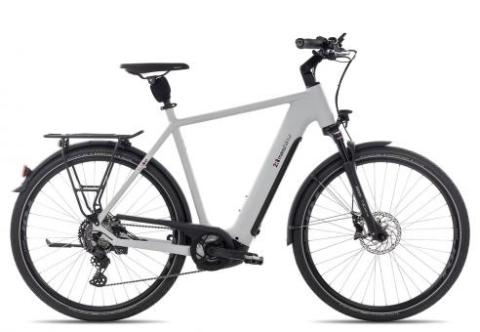 2R Manufaktur ELX 11 | grey matt/purpur/black | 60 cm | E-Trekkingräder
