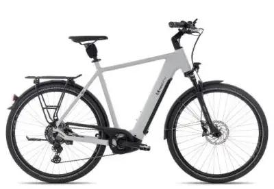 2R Manufaktur ELX 11 | grey matt/purpur/black | 56 cm | E-Trekkingräder